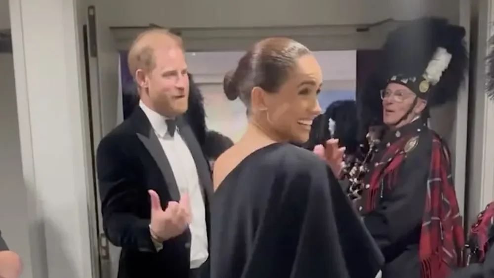Image for Meghan and Harry Go Full Glam for David Foster Gala in Canada — Diana Earrings Included