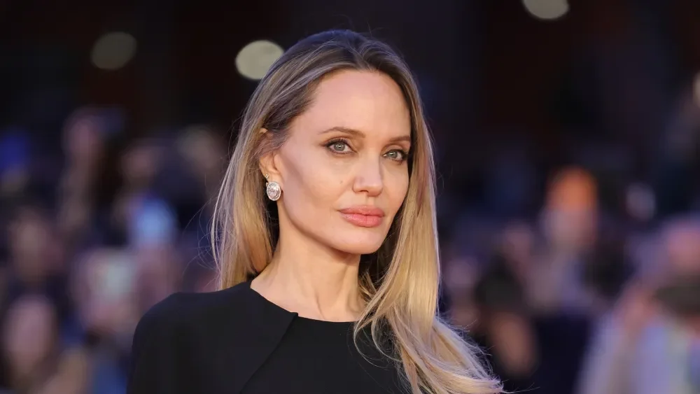 Image for Angelina Jolie’s Breezy Black Dress Moment Has a £-Friendly Lookalike in the Mix