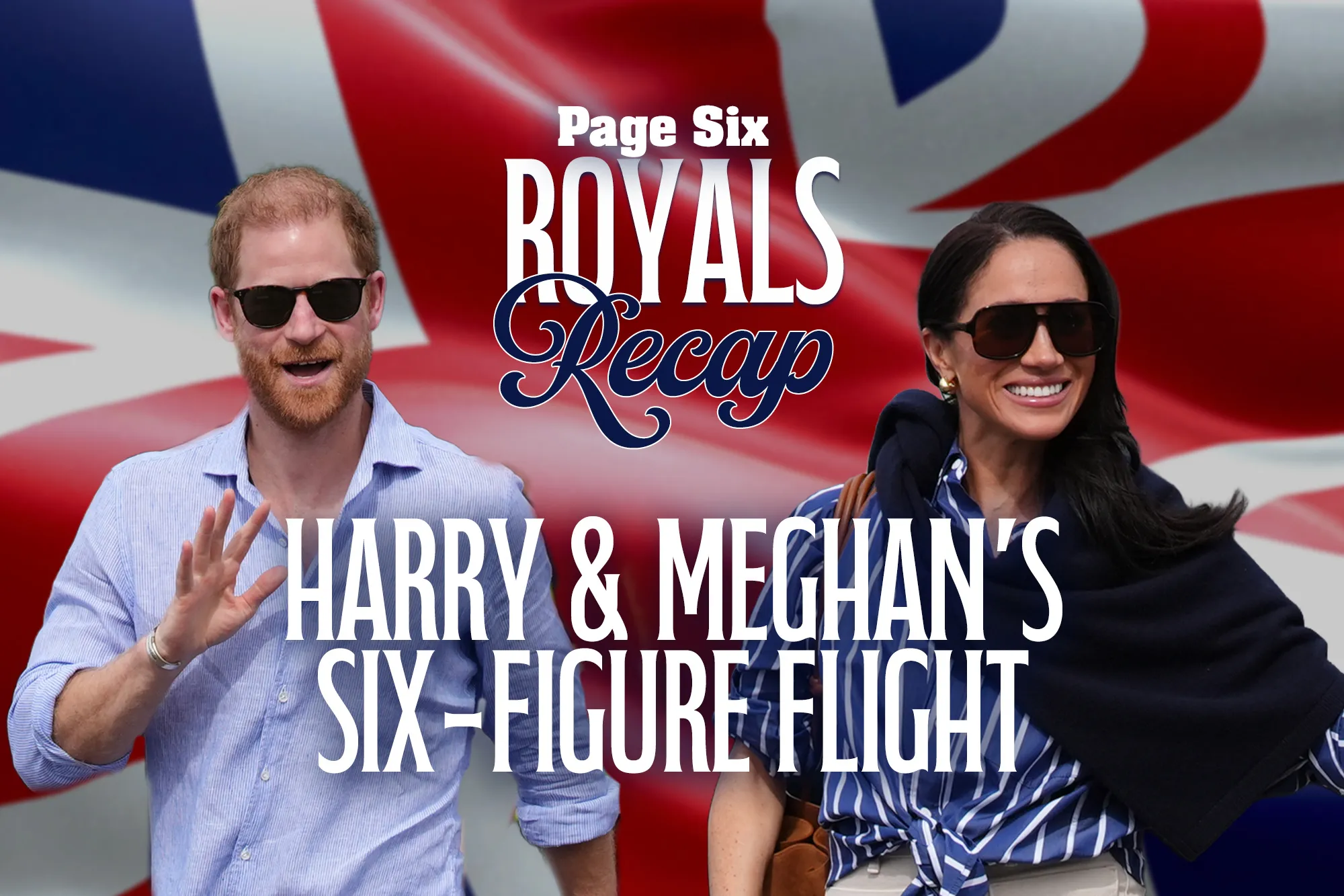 Image for Meghan and Harry’s Private Jet Trip Back to the UK ‘Cost $120,000’