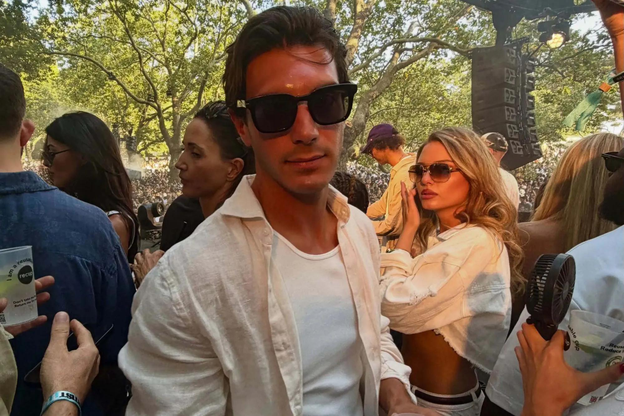 Image for Love Island Winner Lorenzo Shuts Down Split Rumours with Julia Backstage Date Night