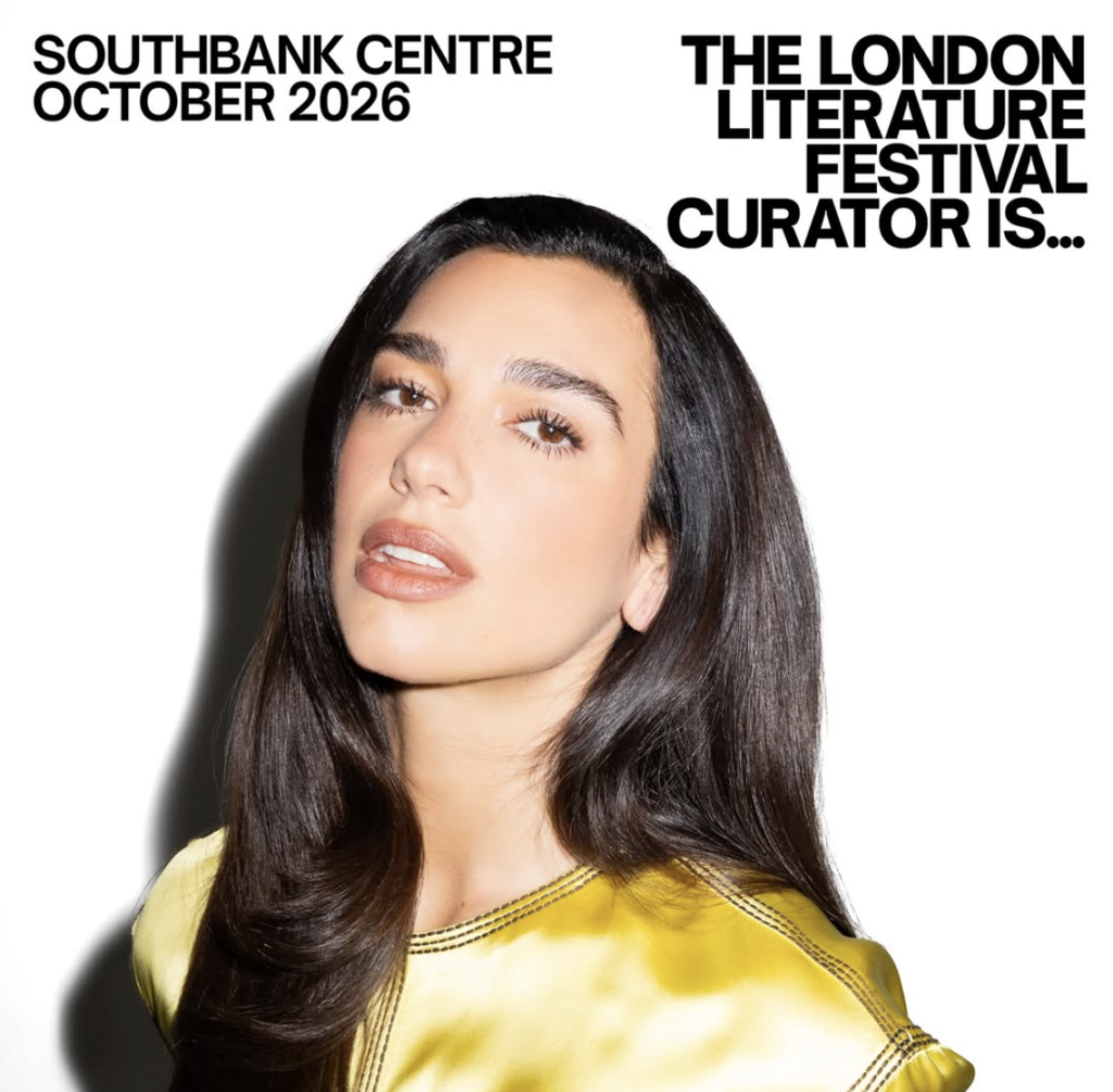 Dua Lipa lands major career coup with Southbank Centre literature festival takeover