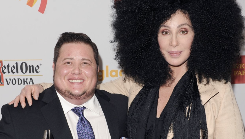 Cher and Chaz Bono