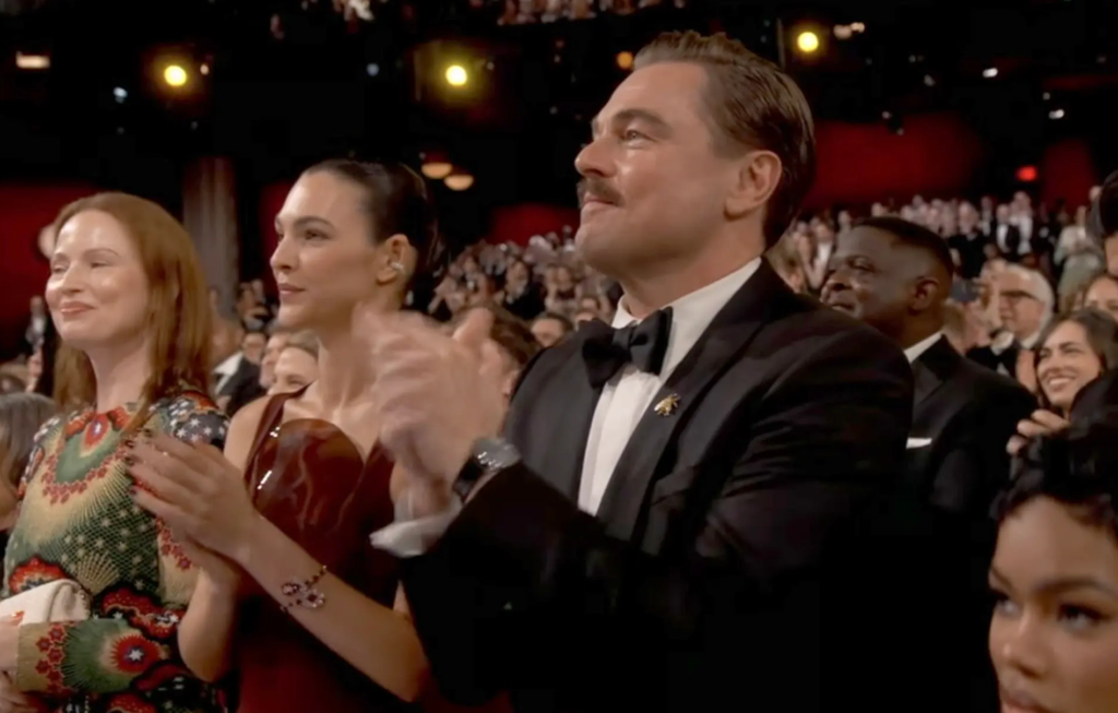 Leonardo DiCaprio Brought Vittoria Ceretti to the Oscars in Rare Public Date Night